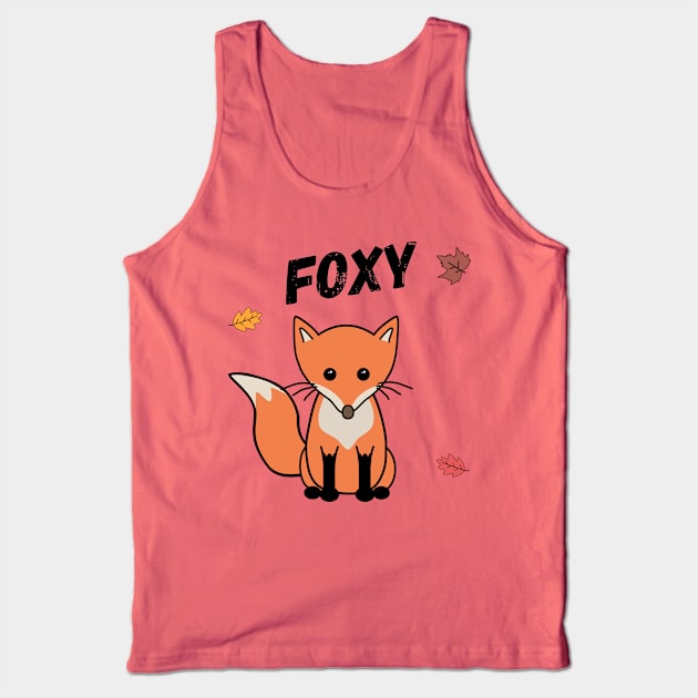 Foxy Tank Top by bluevolcanoshop@gmail.com